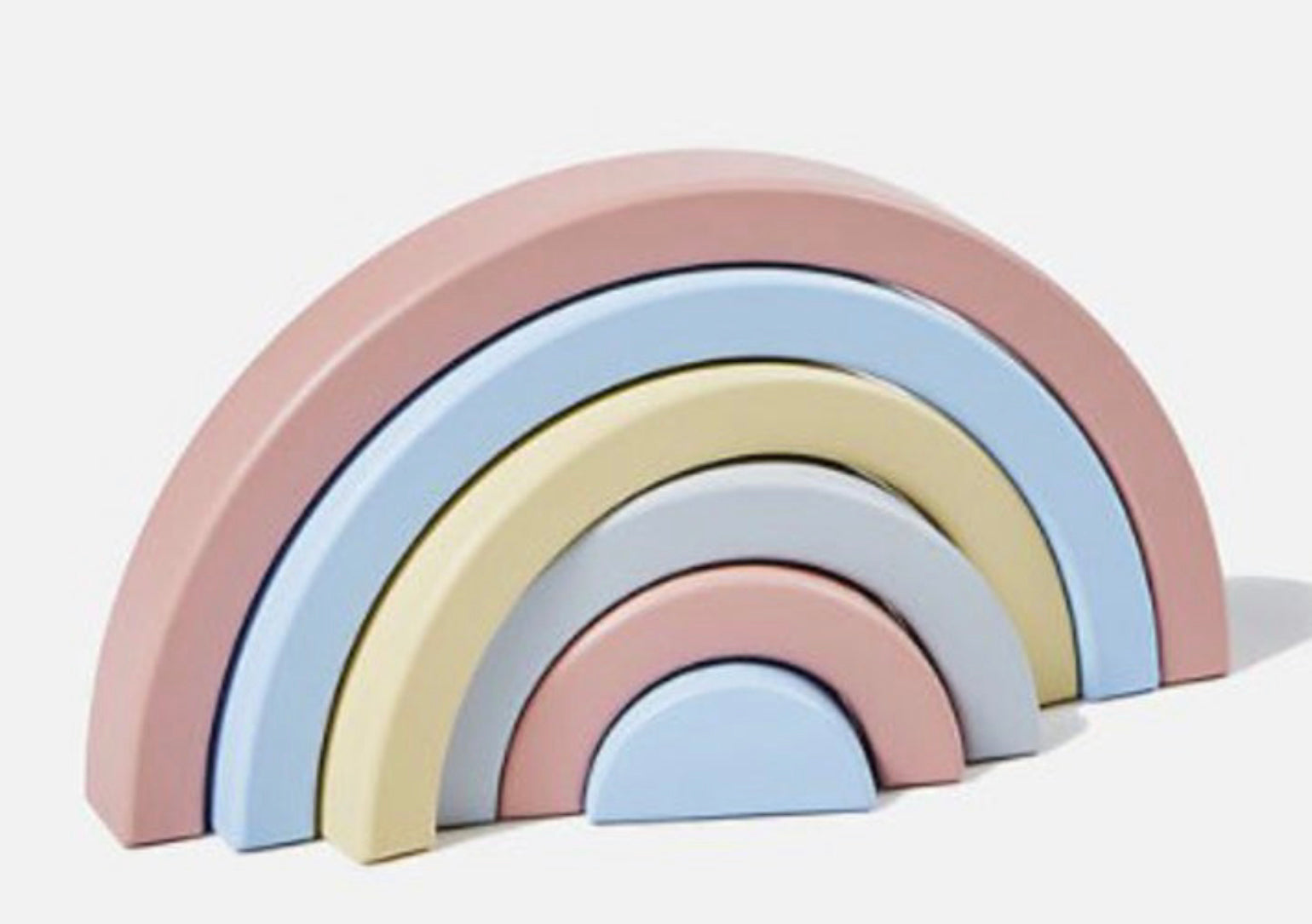 Rainbow Wooden Puzzle Stacker