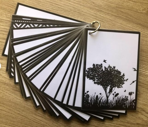 Black and White Flashcards