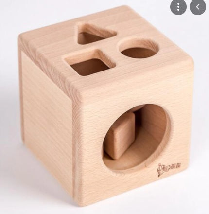 Wooden Shape Sorter Box