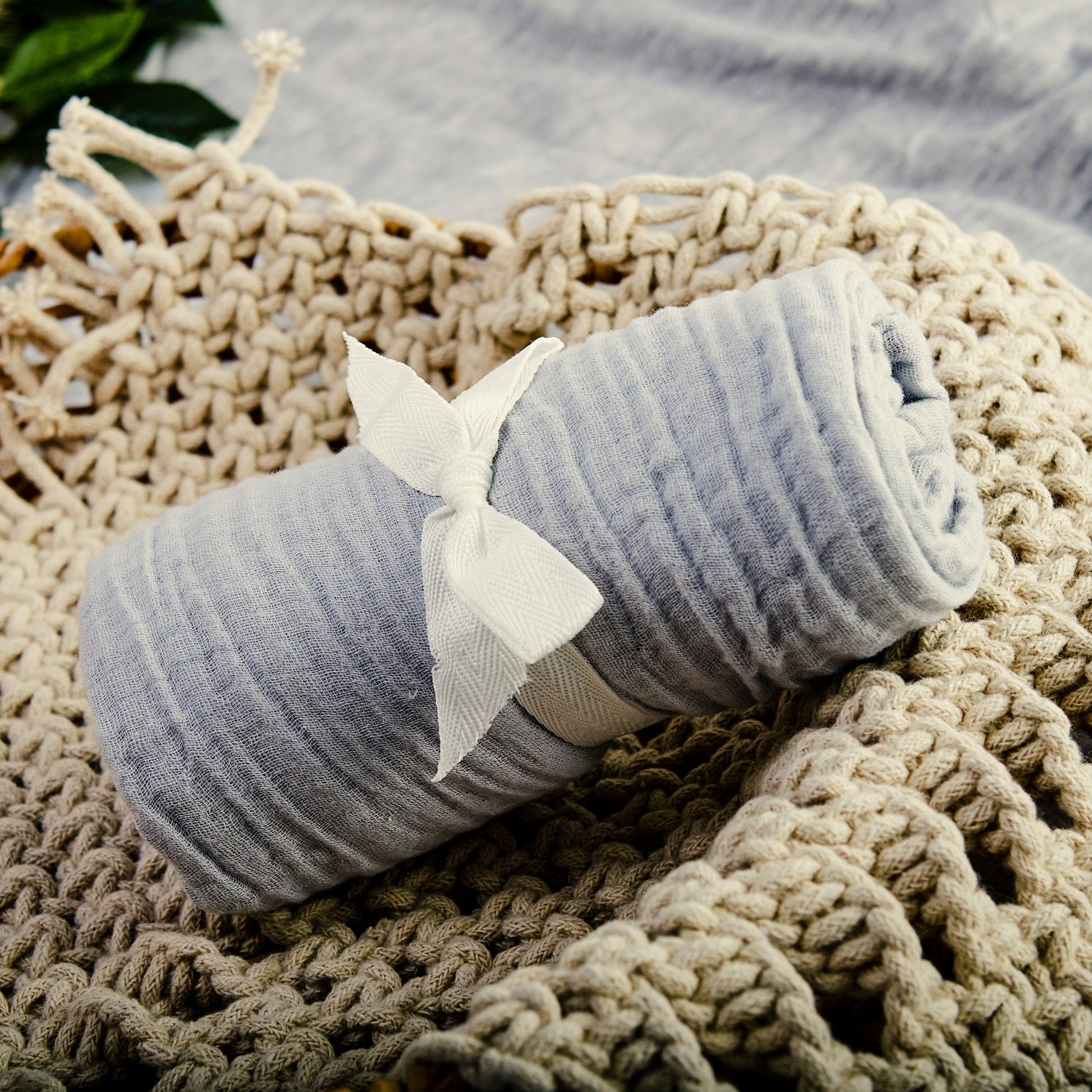 Muslin Wrap - Grey