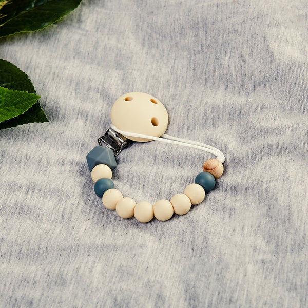 Pacifier Clip - Cream