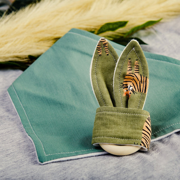 Lil munchkin - Handmade Teether Set - Khaki