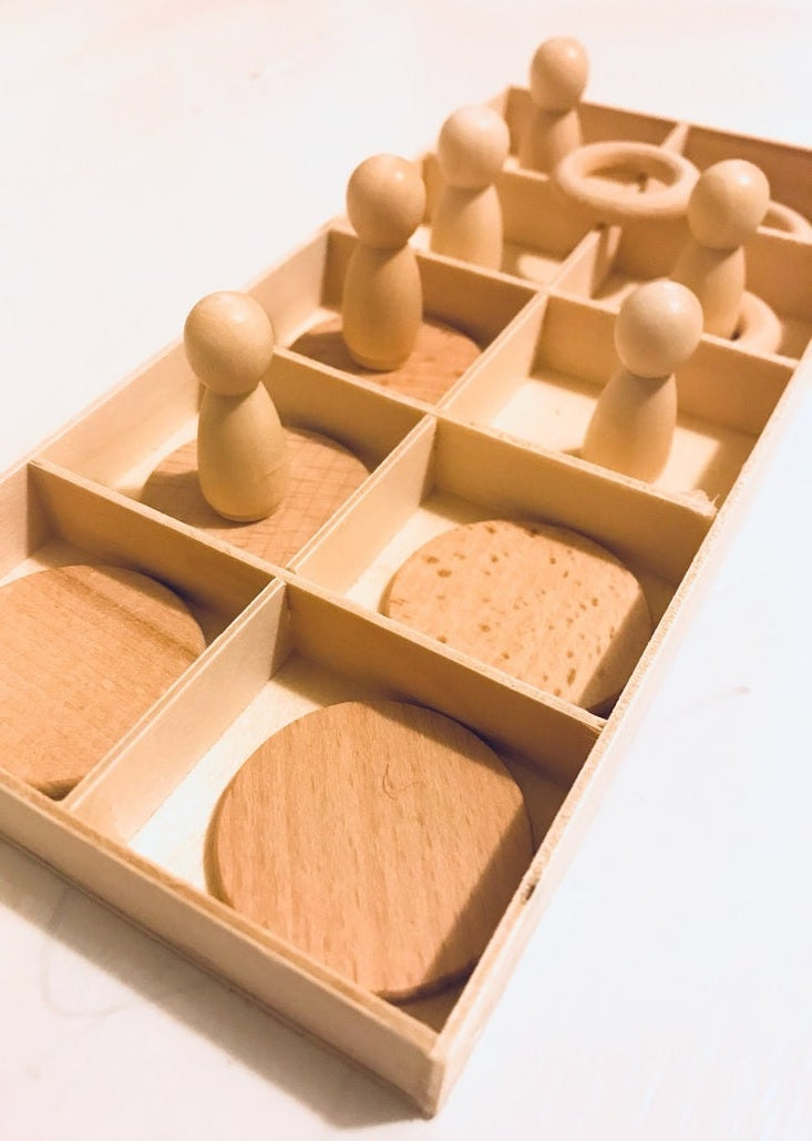 Rectangle Sorting Board - 10 compartments