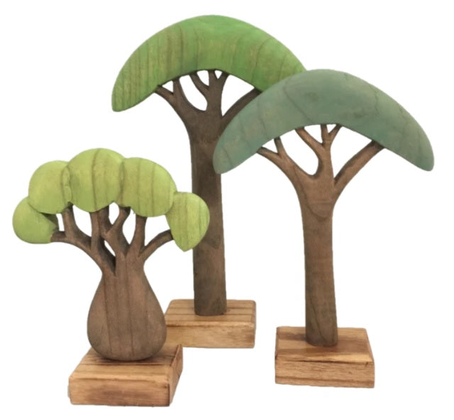 Extra Large Papoose African Trees - Set of 3