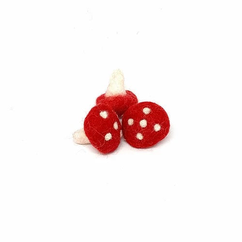 Papoose Felt Mushrooms