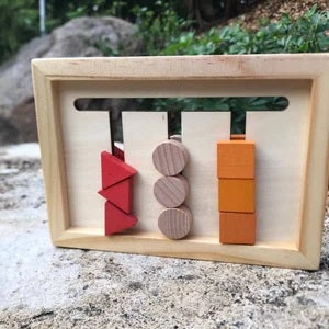 Slider Puzzle Toy Shapes - Sliding Sorting Skills
