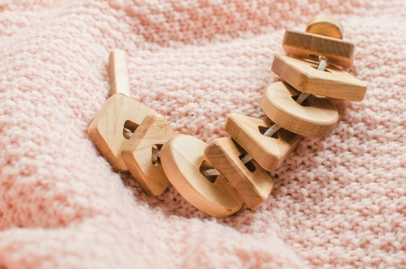 Wooden Lacing Toy