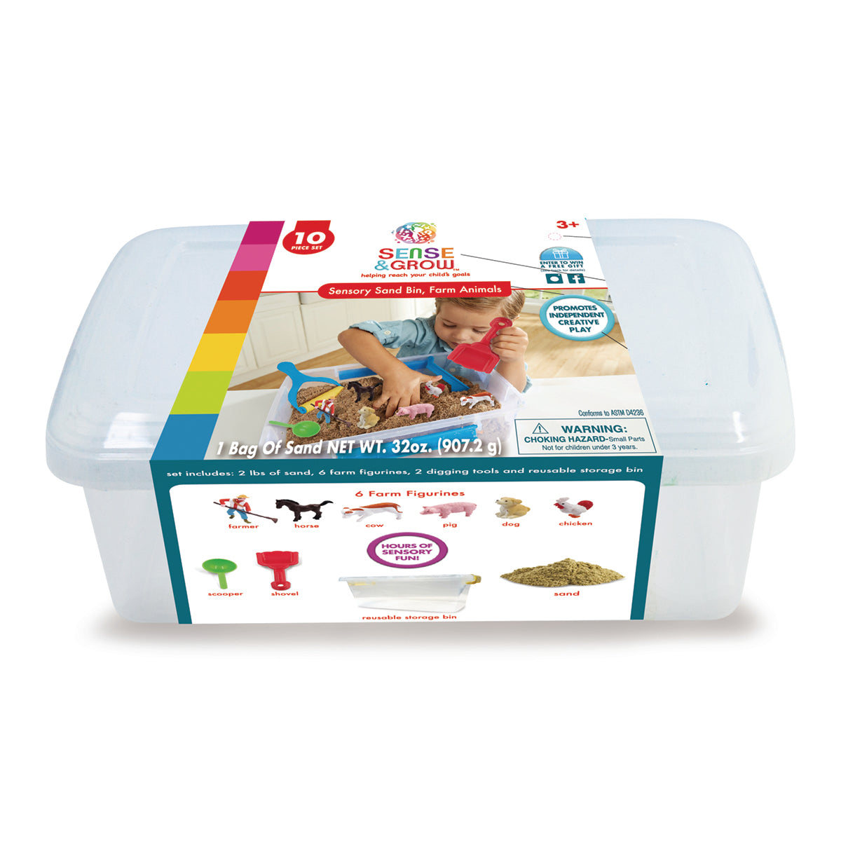 Complete Set Sensory Bin - Animals
