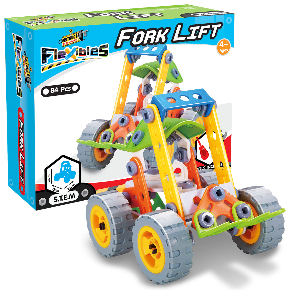 Flexible - Forklift STEM Construction Toy