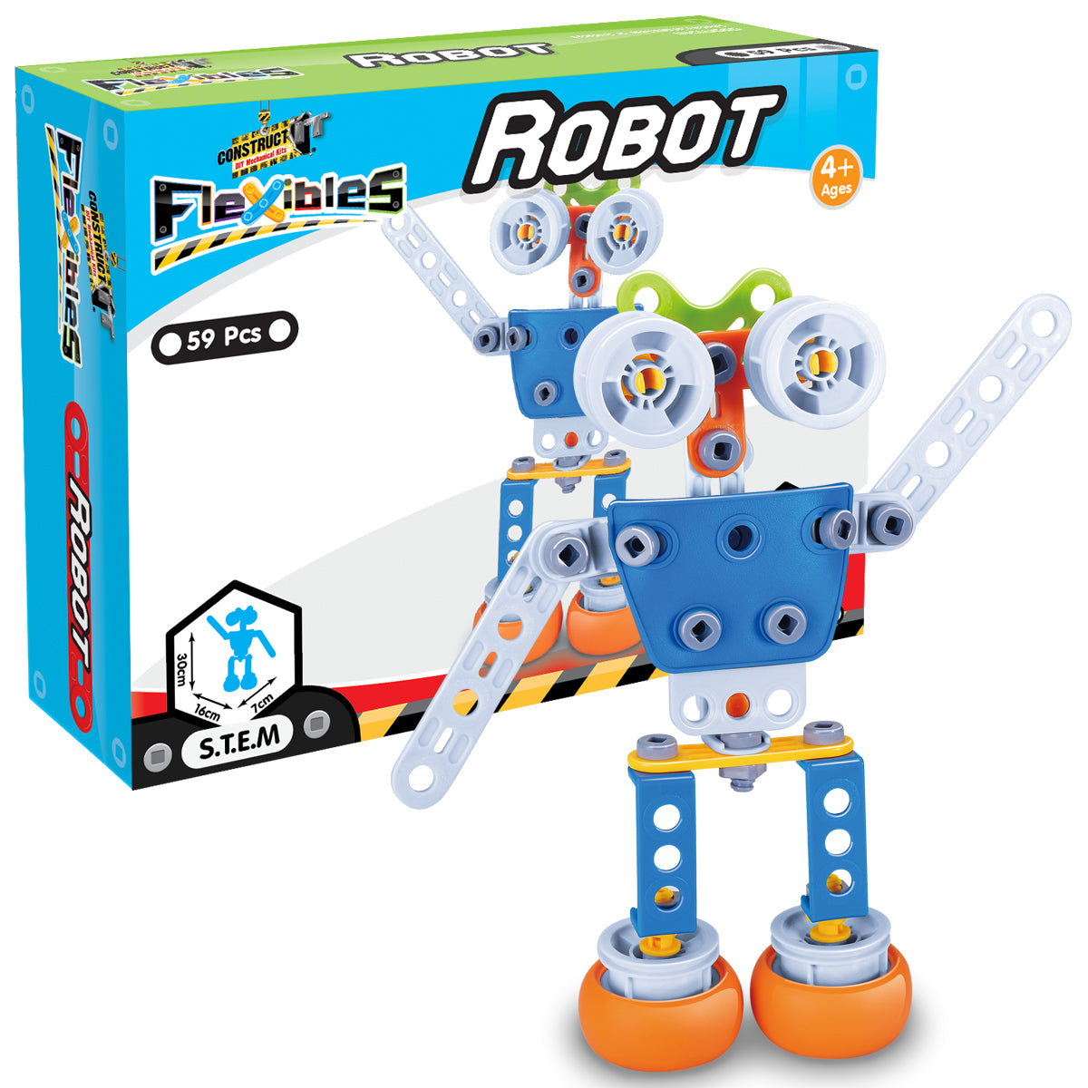 Flexibles - Robot STEM Construction Toy 59 pcs
