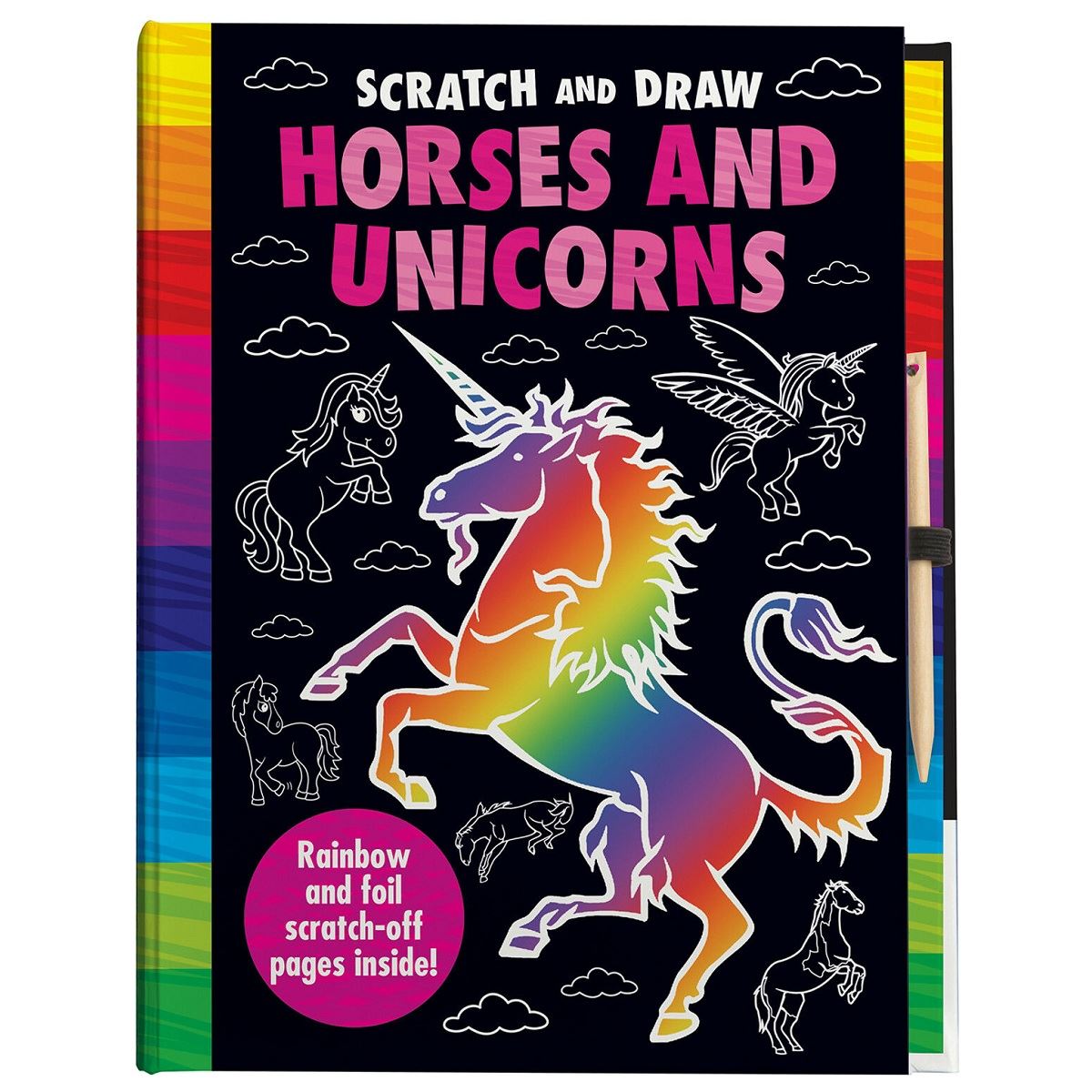 Scratch & Draw Horses & Unicorns