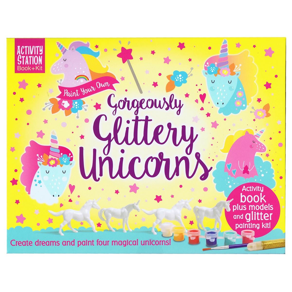 Paint Your Own Gorgeously Glittery Unicorns